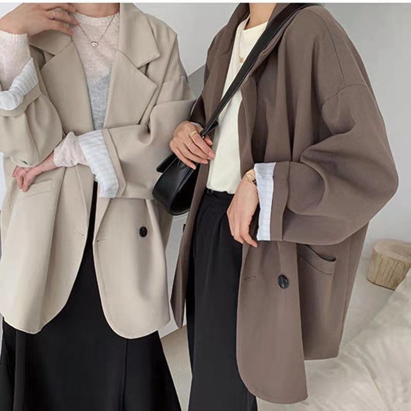 Down Jacket Packable - Women Tailored Coat Jacket Lapel Button