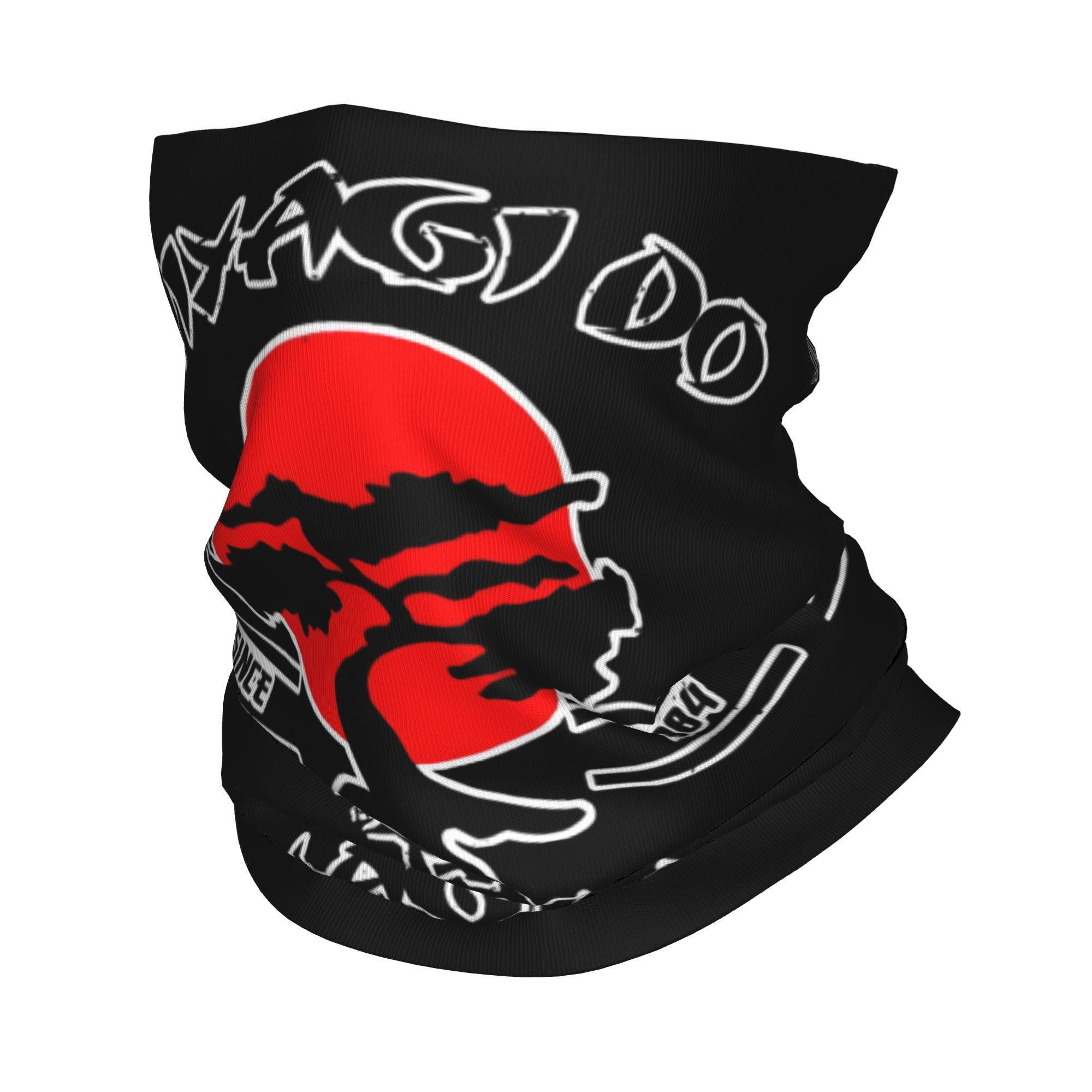Neck Gaiter Fleece - Custom K-Karates Retro Japanese Program Cartoons