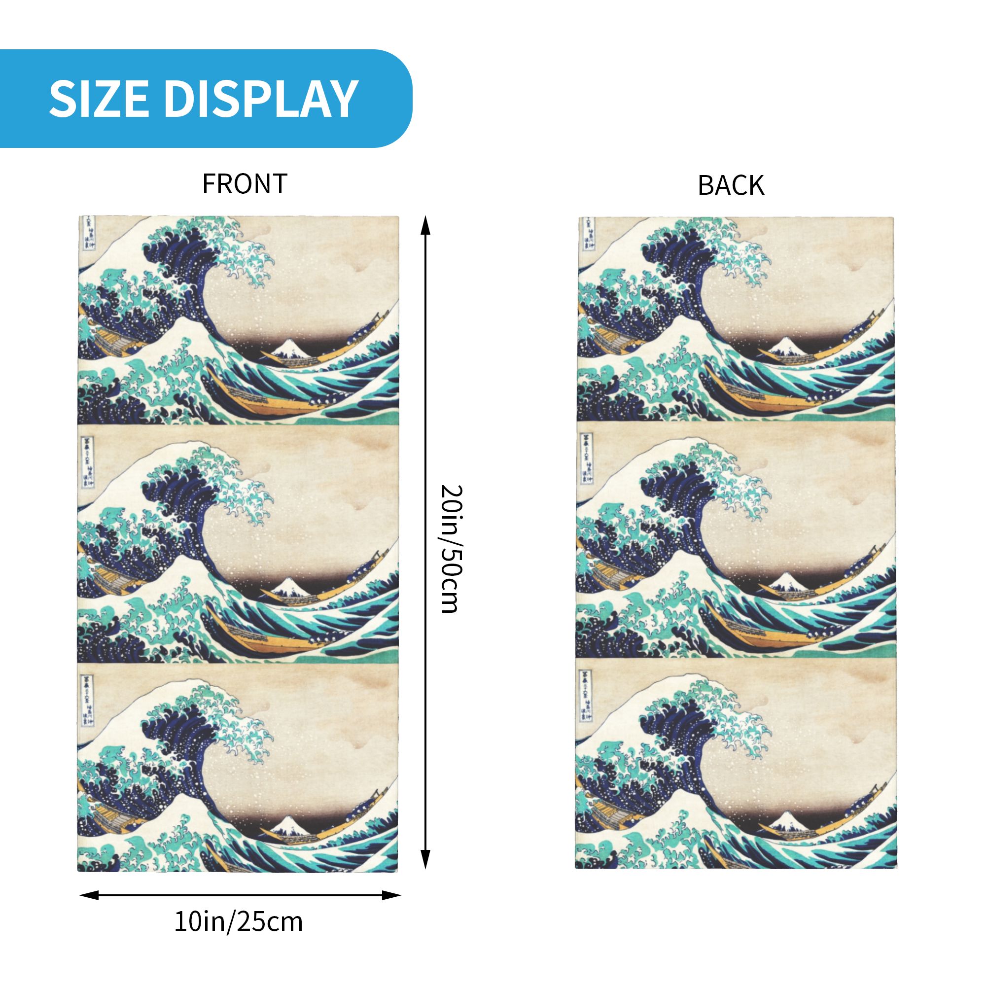 The Great Wave off Kanagawa Wi - đánh giá và giá Neck Gaiter Fleece