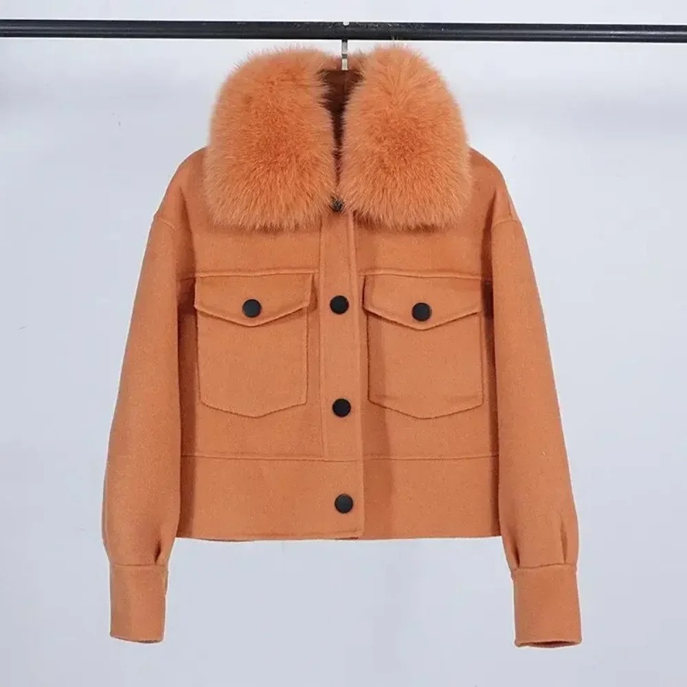 Wool Women Fur Coat New Autumn - đánh giá và giá Wool Coat Peacoat