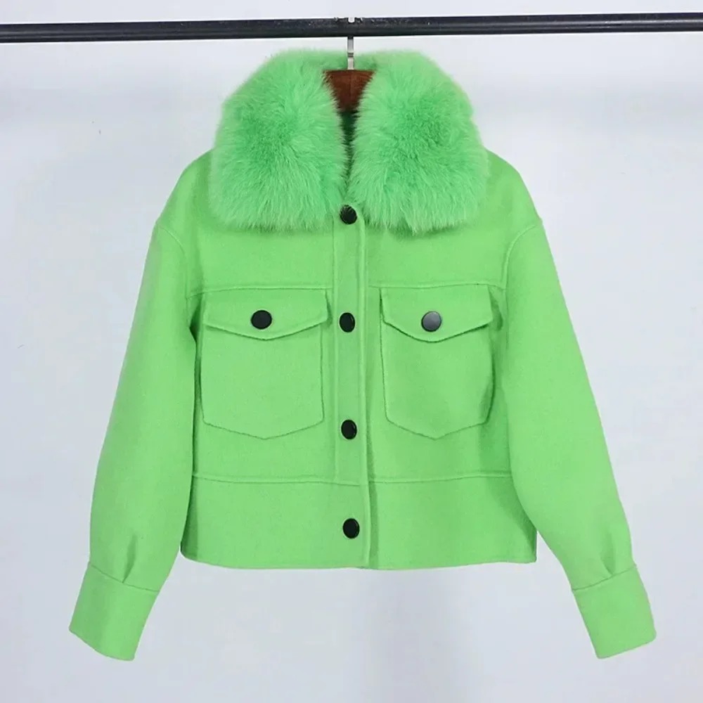 Wool Women Fur Coat New Autumn - đánh giá và giá Wool Coat Peacoat