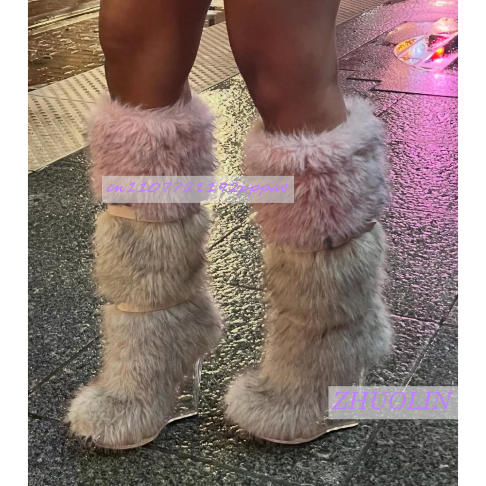 Winter Gradient Furry Transpar - đánh giá và giá Waterproof Winter Boot