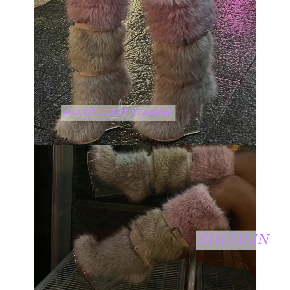 Winter Gradient Furry Transpar - đánh giá và giá Waterproof Winter Boot