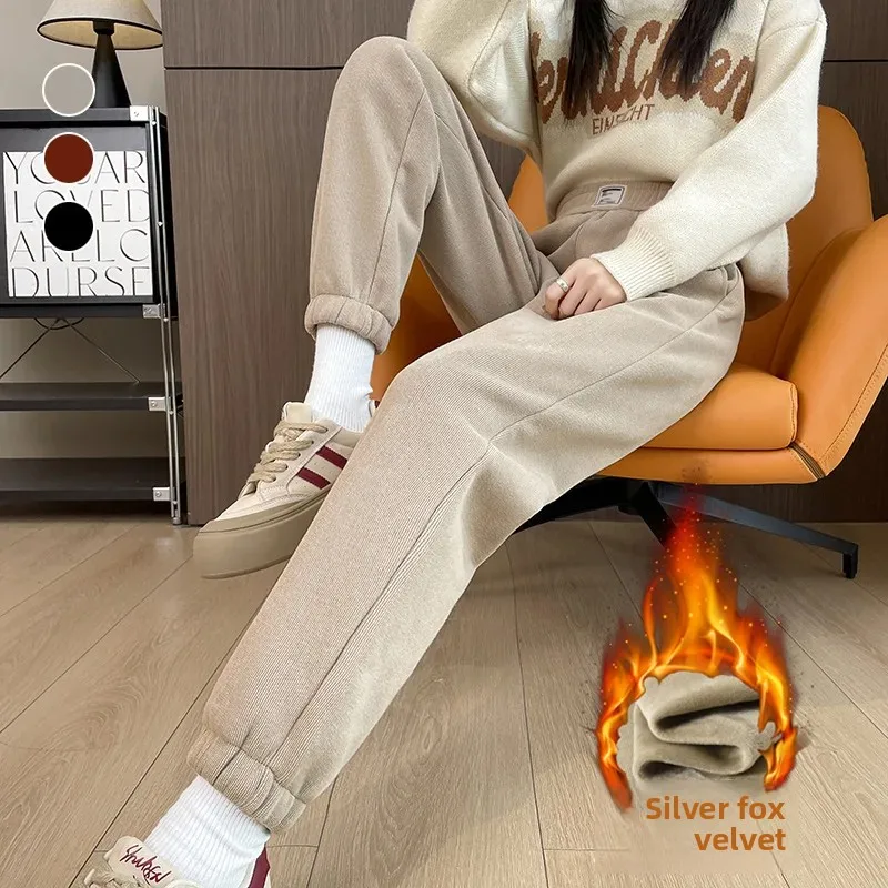 Winter New Thickened Fleece Li - đánh giá và giá Corduroy Pant Warm