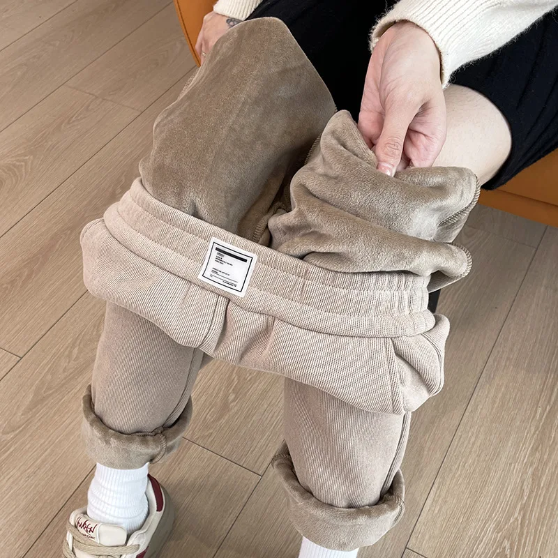 Winter New Thickened Fleece Li - đánh giá và giá Corduroy Pant Warm