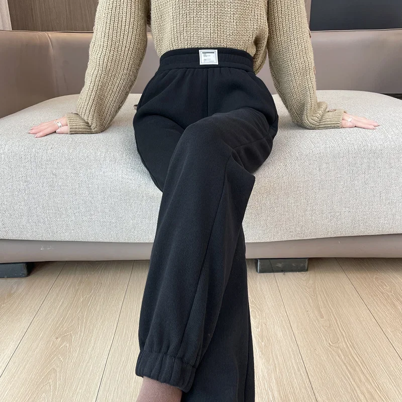 Winter New Thickened Fleece Li - đánh giá và giá Corduroy Pant Warm
