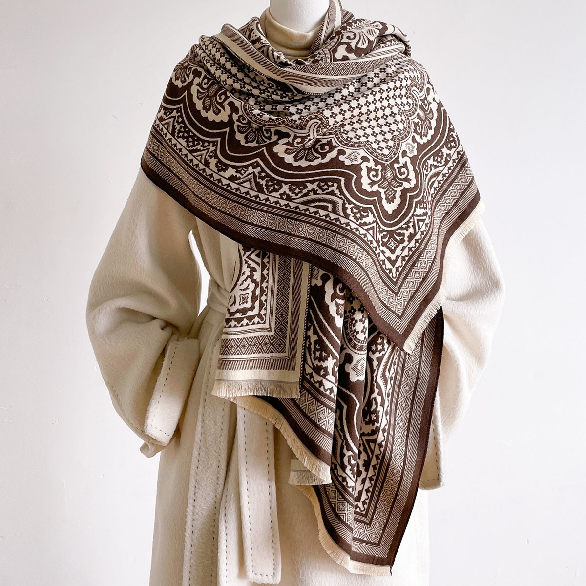 Imitation Cashmere Scarf For W - đánh giá và giá Cashmere Pashmina Wrap