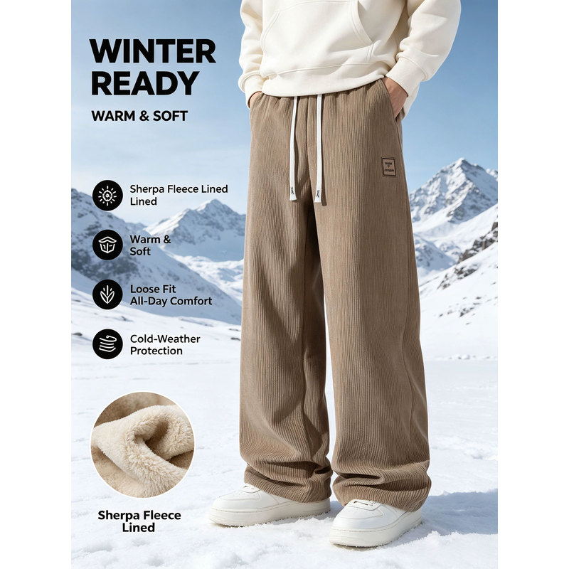 Men's Winter Sports Pants Cord - đánh giá và giá Corduroy Pant Warm