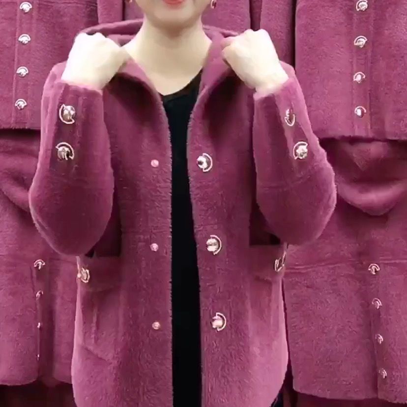 NEW Middle Aged Elderly Mother - đánh giá và giá Wool Coat Peacoat