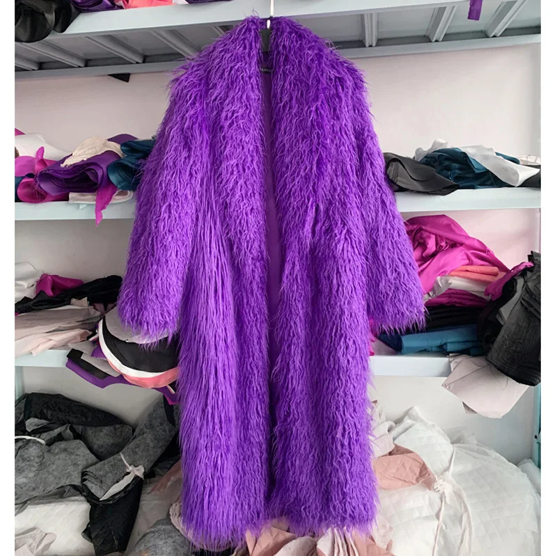 Women Imitation Sheep Faux Fur - đánh giá và giá Wool Coat Peacoat