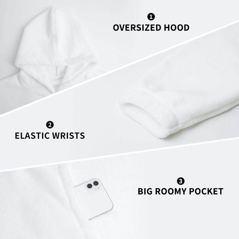Zebra Stripe Print Wearable Bl - đánh giá và giá Sherpa Hoodie Fleece