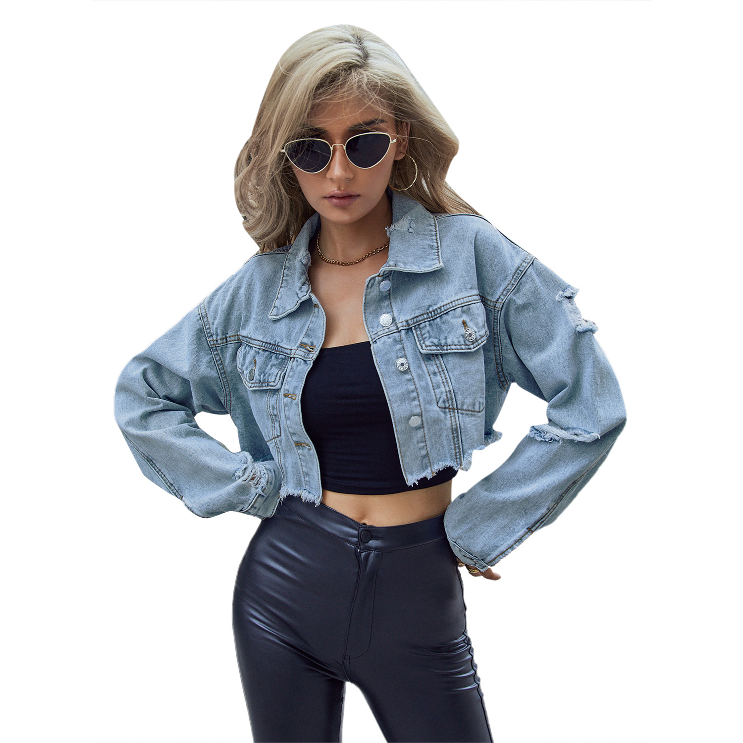 Women Denim Coats Solid Short  - đánh giá và giá Down Jacket Packable