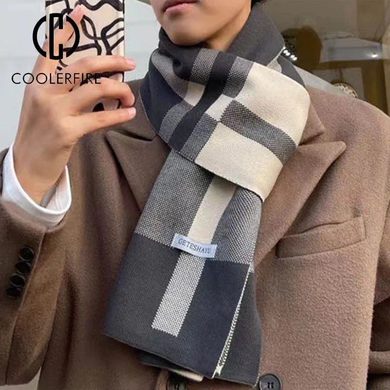 New Winter Men Scarf Keep Warm - đánh giá và giá Wool Scarf Men