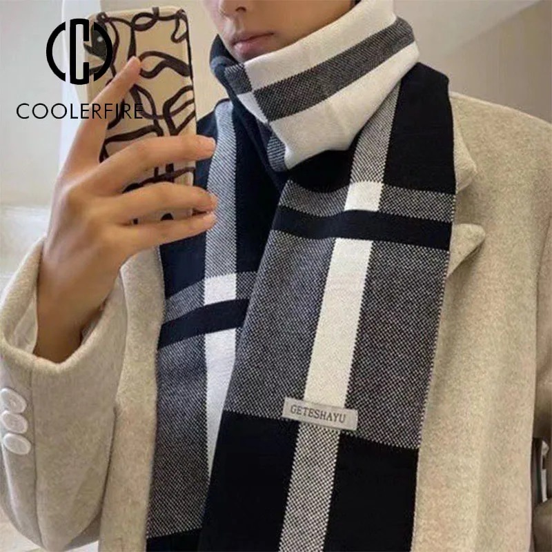 New Winter Men Scarf Keep Warm - đánh giá và giá Wool Scarf Men