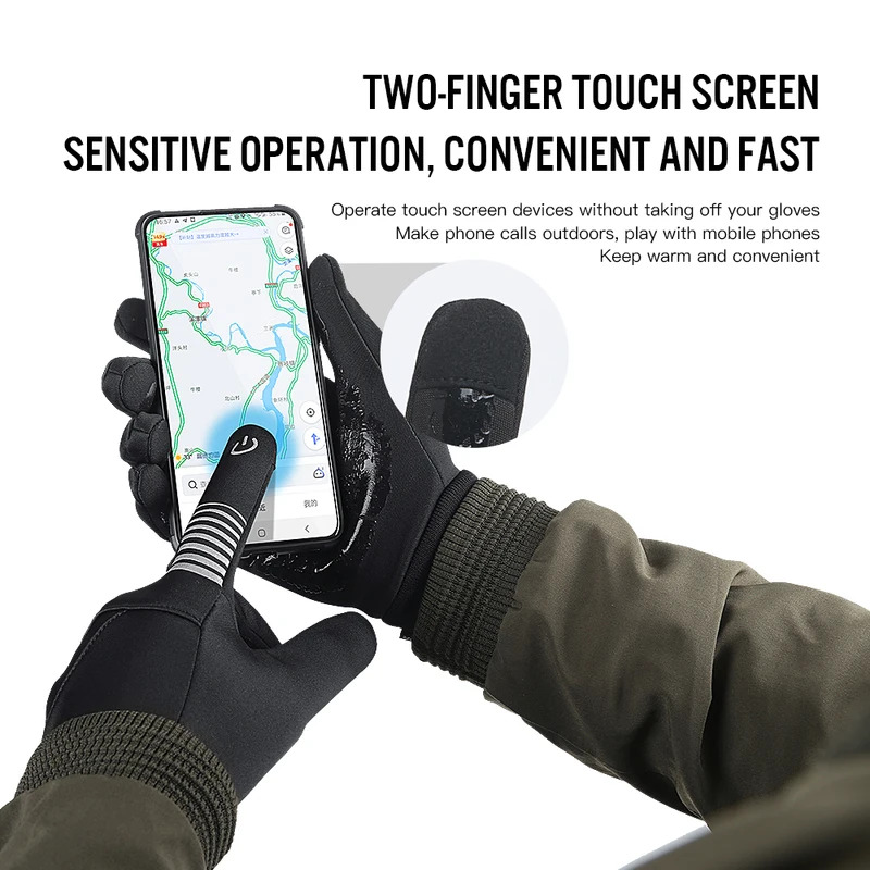 Winter Cycling Gloves for Men  - đánh giá và giá Touch Screen Gloves