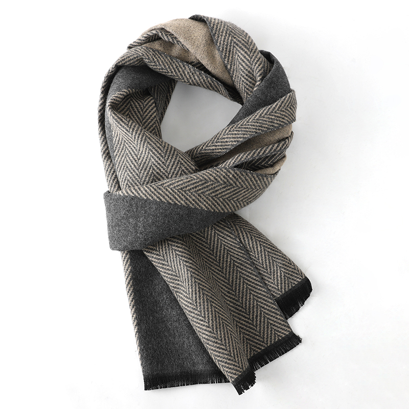 Luxury Winter Men Scarf Shawl  - đánh giá và giá Wool Scarf Men